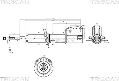 Triscan 8705 10101 - Амортизатор unicars.by