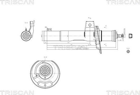 Triscan 8705 29106 - Амортизатор unicars.by