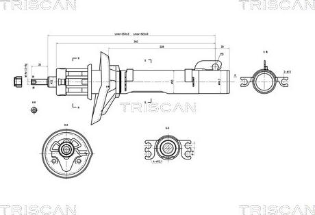 Triscan 8705 29103 - Амортизатор unicars.by