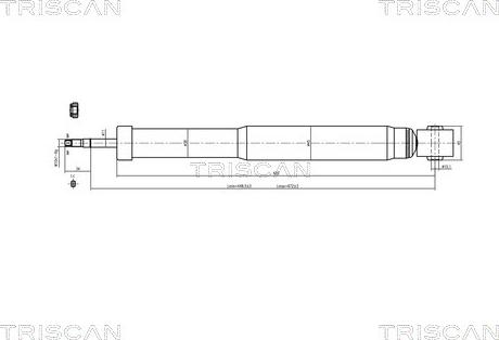 Triscan 8705 29204 - Амортизатор unicars.by