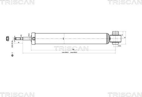 Triscan 8705 29208 - Амортизатор unicars.by