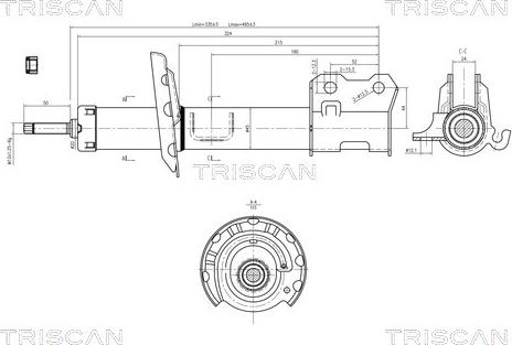 Triscan 8705 24106 - Амортизатор unicars.by