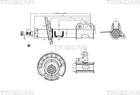 Triscan 8705 24103 - Амортизатор unicars.by