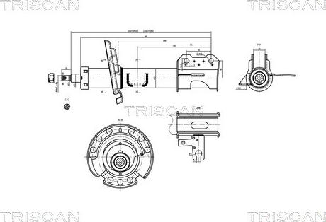 Triscan 8705 24102 - Амортизатор unicars.by