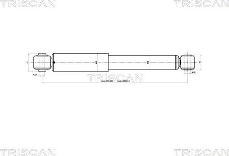 Triscan 8705 24202 - Амортизатор unicars.by