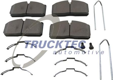 Trucktec Automotive 05.35.040 - Тормозные колодки, дисковые, комплект unicars.by