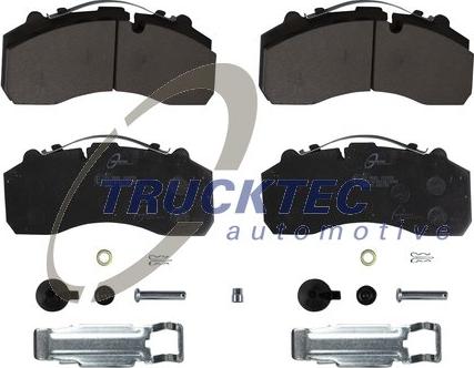 Trucktec Automotive 01.35.211 - Тормозные колодки, дисковые, комплект unicars.by