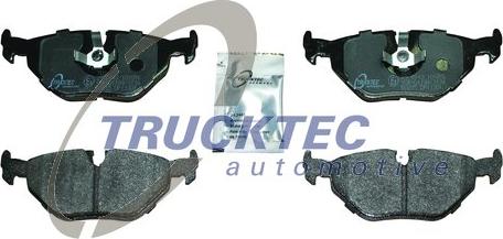 Trucktec Automotive 08.34.194 - Тормозные колодки, дисковые, комплект unicars.by