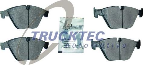 Trucktec Automotive 08.34.174 - Тормозные колодки, дисковые, комплект unicars.by