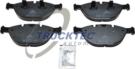 Trucktec Automotive 08.35.046 - Тормозные колодки, дисковые, комплект unicars.by