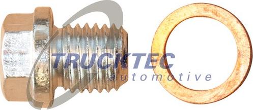 Trucktec Automotive 02.43.117 - Резьбовая пробка, масляный поддон unicars.by