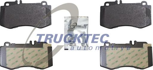 Trucktec Automotive 02.35.481 - Тормозные колодки, дисковые, комплект unicars.by