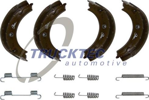 Trucktec Automotive 02.35.052 - Комплект тормозов, ручник, парковка unicars.by