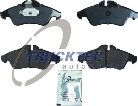 Trucktec Automotive 02.35.082 - Тормозные колодки, дисковые, комплект unicars.by