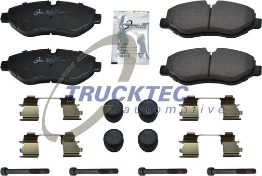 Trucktec Automotive 02.35.196 - Тормозные колодки, дисковые, комплект unicars.by