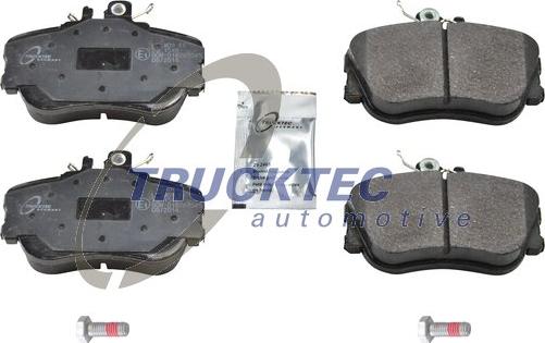 Trucktec Automotive 02.35.104 - Тормозные колодки, дисковые, комплект unicars.by