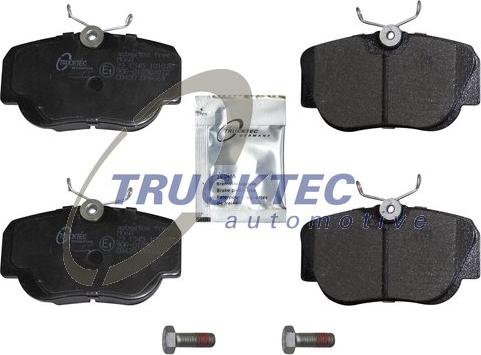 Trucktec Automotive 02.35.101 - Тормозные колодки, дисковые, комплект unicars.by