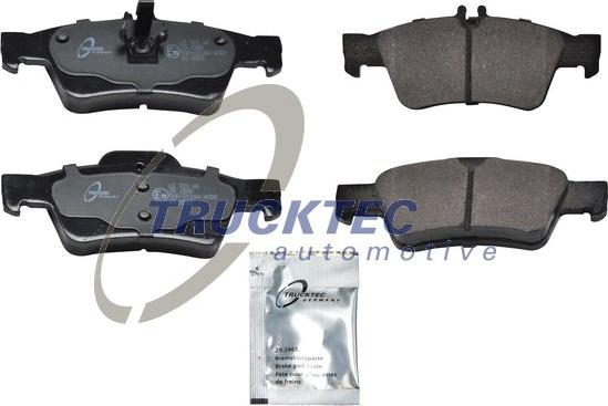 Trucktec Automotive 02.35.115 - Тормозные колодки, дисковые, комплект unicars.by