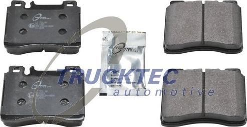 Trucktec Automotive 02.35.129 - Тормозные колодки, дисковые, комплект unicars.by