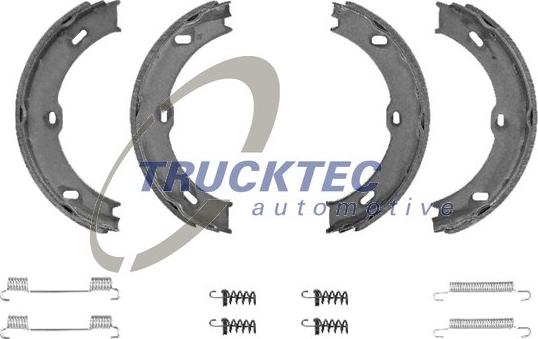 Trucktec Automotive 02.35.205 - Комплект тормозов, ручник, парковка unicars.by