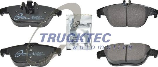 Trucktec Automotive 02.35.234 - Тормозные колодки, дисковые, комплект unicars.by