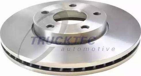 Trucktec Automotive 07.35.043 - Тормозной диск unicars.by