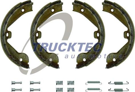 Trucktec Automotive 07.35.078 - Комплект тормозов, ручник, парковка unicars.by