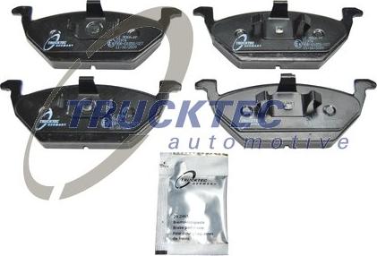 Trucktec Automotive 07.35.141 - Тормозные колодки, дисковые, комплект unicars.by