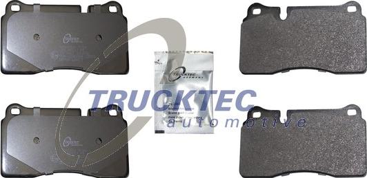 Trucktec Automotive 07.35.311 - Тормозные колодки, дисковые, комплект unicars.by