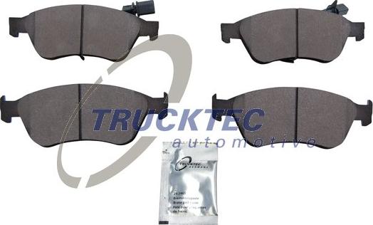 Trucktec Automotive 07.35.241 - Тормозные колодки, дисковые, комплект unicars.by