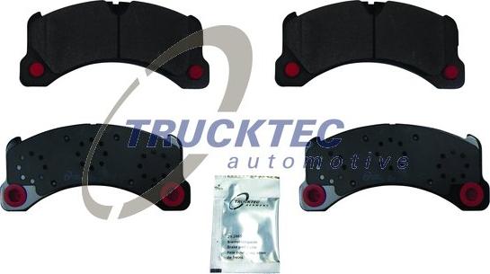 Trucktec Automotive 07.35.282 - Тормозные колодки, дисковые, комплект unicars.by