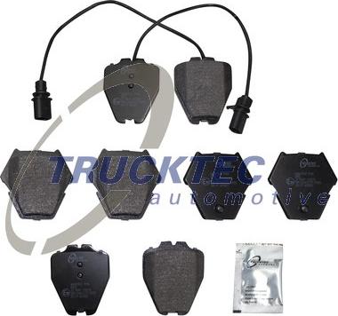 Trucktec Automotive 07.35.230 - Тормозные колодки, дисковые, комплект unicars.by