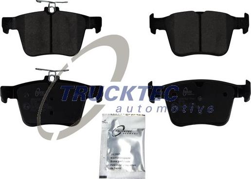 Trucktec Automotive 07.35.275 - Тормозные колодки, дисковые, комплект unicars.by