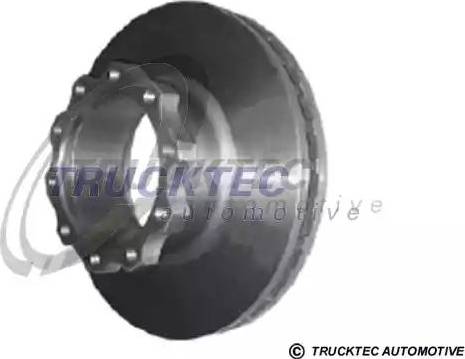 Trucktec Automotive 14.35.008 - Тормозной диск unicars.by