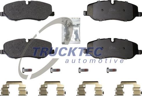 Trucktec Automotive 22.35.119 - Тормозные колодки, дисковые, комплект unicars.by