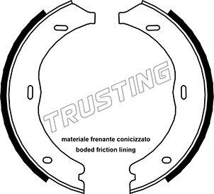 Trusting 052.135 - Комплект тормозов, ручник, парковка unicars.by