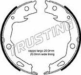 Trusting 253.666 - Комплект тормозов, ручник, парковка unicars.by