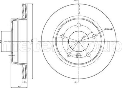 Trusting DF550 - Тормозной диск unicars.by