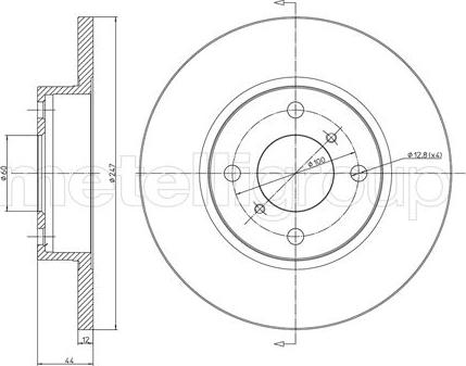 Trusting DF659 - Тормозной диск unicars.by