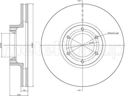 Trusting DF665 - Тормозной диск unicars.by