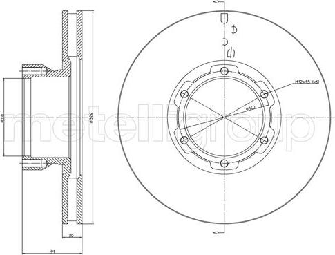 Trusting DF602 - Тормозной диск unicars.by