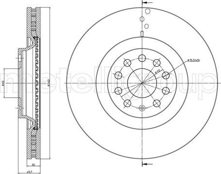 HELLA 8DD 355 117-201 - Тормозной диск unicars.by