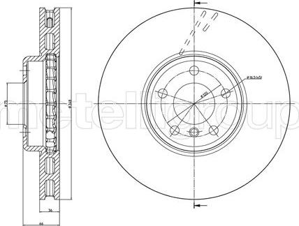 Stellox 6020-1936V-SX - Тормозной диск unicars.by