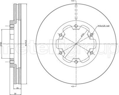 Trusting DF335 - Тормозной диск unicars.by