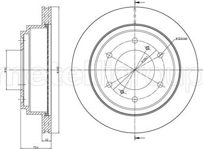 Trusting DF371 - Тормозной диск unicars.by