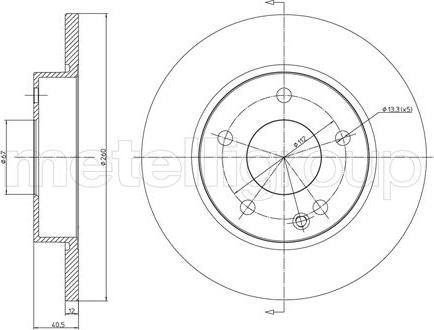 Trusting DF223 - Тормозной диск unicars.by