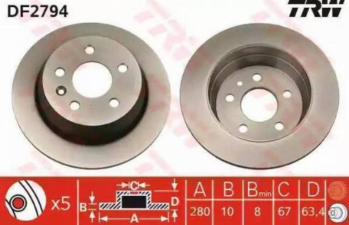 Magneti Marelli 353612835540 - Тормозной диск unicars.by