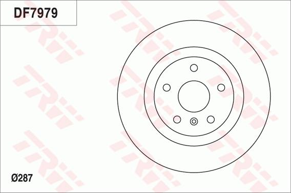 TRW DF7979 - Тормозной диск unicars.by