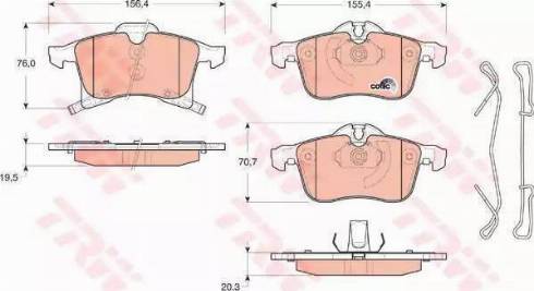 Magneti Marelli 363700201225 - Тормозные колодки, дисковые, комплект unicars.by