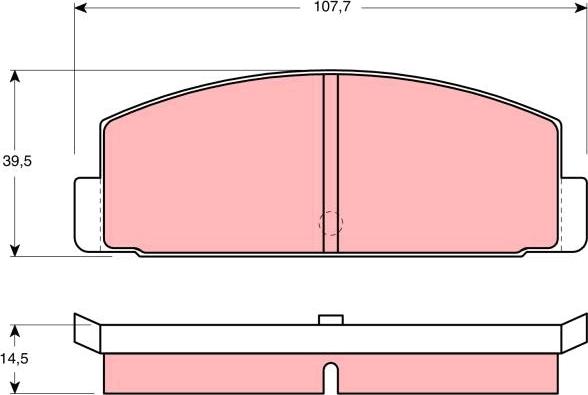 BENDIX 572203 - Тормозные колодки, дисковые, комплект unicars.by